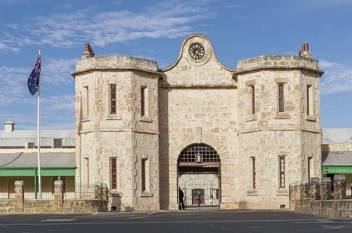 The historic Fremantle Prison