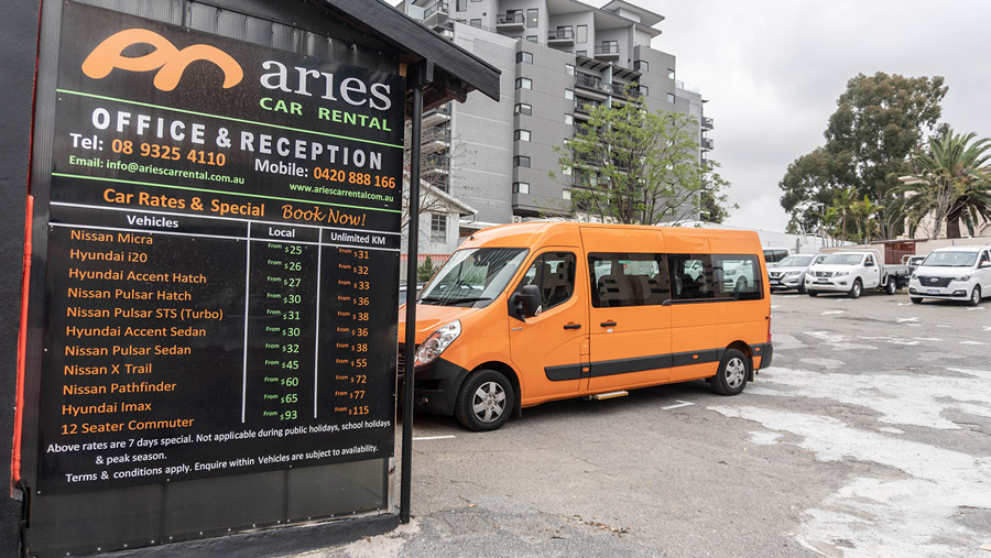 Aries Car Rental Perth