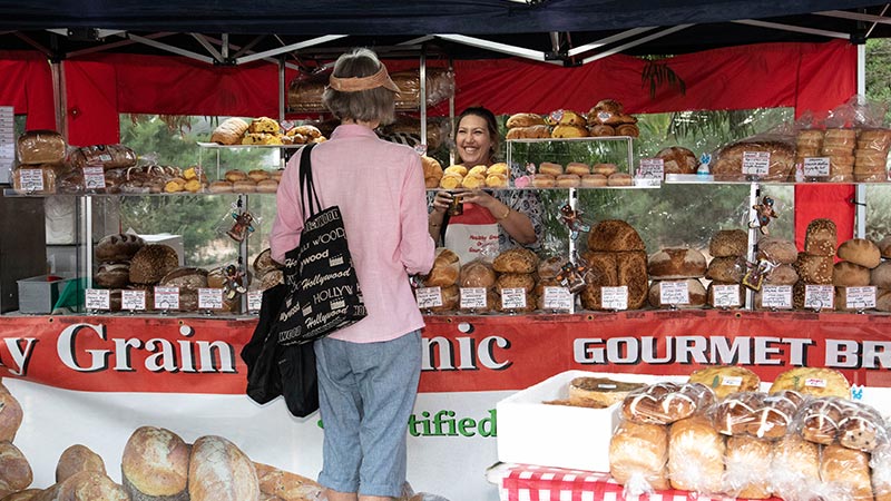 Mt. Claremont Farmers' market - one of Perth's most popular farmer's markets.