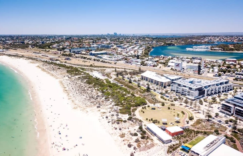 Aerial view of Fremantle