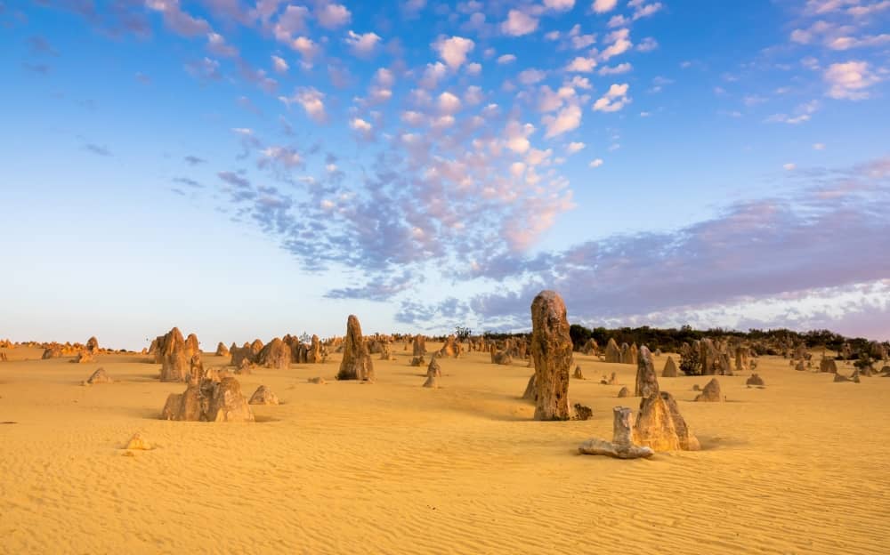 Located just 2 hours north of Perth Western Australia, you will find the beautiful Pinnacles Desert.
