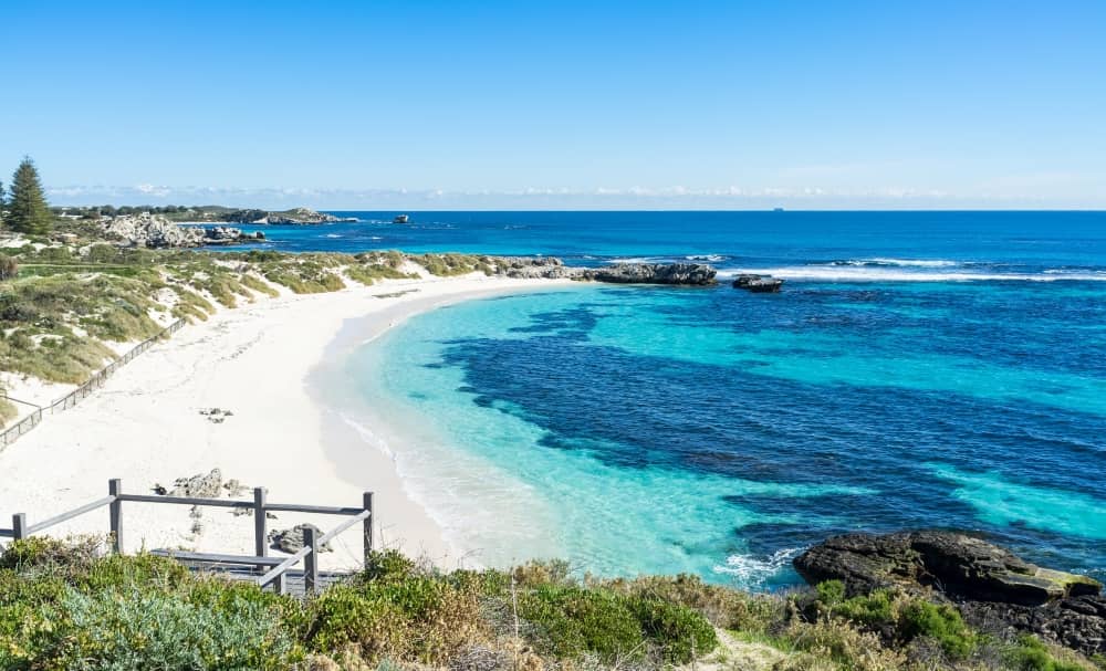 There are an amazing array of idyllic beaches to explore in Rottnest Island.