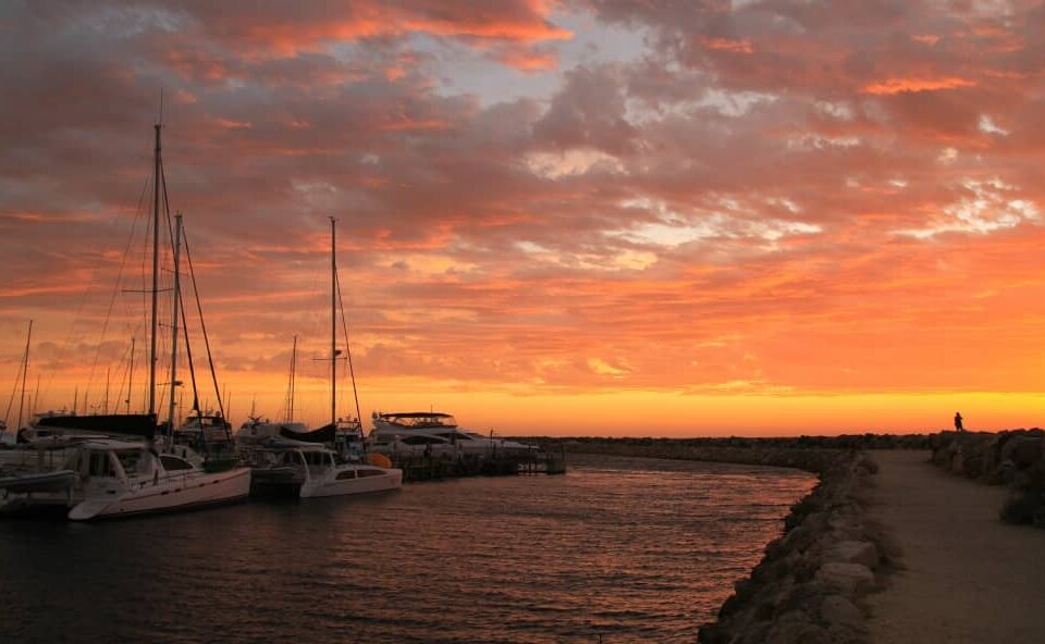 The coastal city of Fremantle is perfectly located for an afternoon in the sun.