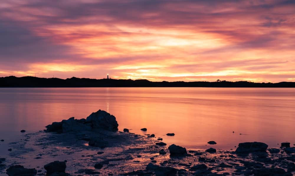 Another place to check out amazing sunsets in Western Australia is Rottnest Island, off the coast of Perth.